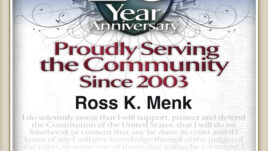 Ross K Menk 20 years lawyer